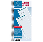 Carnet spiralé 29 7x14cm - A faire ce jour - 125 feuilles x 5 EXACOMPTA