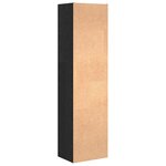 vidaXL Bibliothèque Chêne noir 40 x 30 x 152 cm Bois d'ingénierie