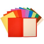 Paquet De 100 Chemises Flash 220 100  Recyclé - 24x32cm - Couleurs Assorties - X 5 - Exacompta