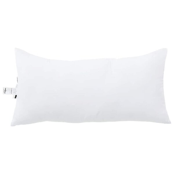vidaXL Oreiller avec oreiller Blanc 61 x 41 x 20 cm Polyester