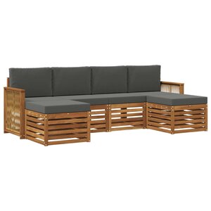 vidaXL Ensemble de canapés d'extérieur 5 pc