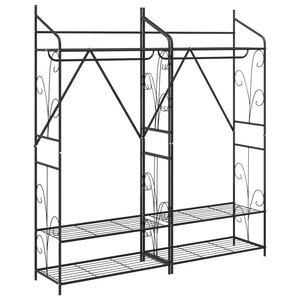 vidaXL Armoire Ouverte Uni 2 Pièces 78 x 36 x 158 cm