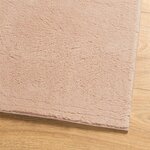 vidaXL Tapis HUARTE à poils courts doux lavable rouge clair 140x200 cm