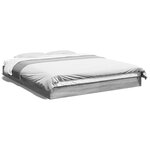 vidaXL Cadre de lit sonoma gris 160x200 cm bois d'ingénierie