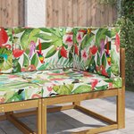 vidaXL Coussin de canapé d'extérieur 3 Pièces coloré Polyester