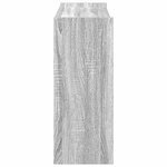 vidaXL Étagère à chaussures sonoma gris 80x25x62 cm bois d'ingénierie