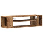 vidaXL Meuble TV Bois ancien 100 x 30 x 26 5 cm Bois d'ingénierie