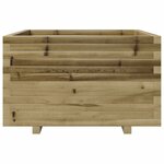 vidaXL Jardinière 80x80x49 5 cm bois de pin imprégné