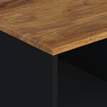 vidaXL Table basse 80x50x40 cm Bois de manguier solide et d'ingénierie