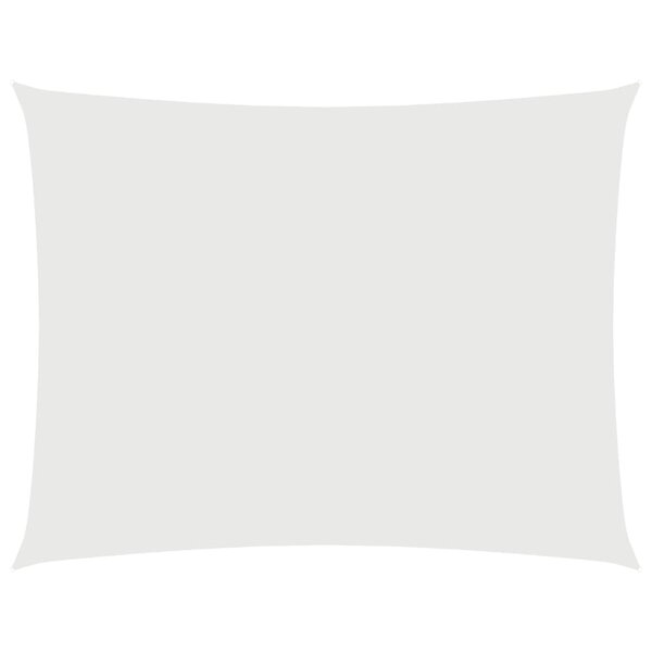 vidaXL Voile de parasol tissu oxford rectangulaire 2x3 m blanc