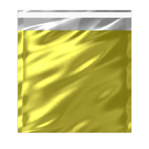 Lot de 50 sachet alu métallisé brillant doré 220 x 220 mm