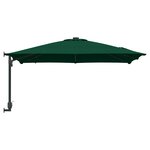 vidaXL Parasol de jardin Vert 248.5 x 247.5 x 160 cm tissu