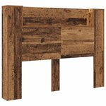 vidaXL Tête de lit Bois ancien 140 x 17 x 104 5 cm Bois d'ingénierie