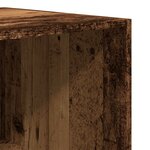 vidaXL Garde-robe vieux bois 80x50x200 cm bois d'ingénierie