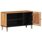 vidaXL Meuble TV Naturel 80 x 33 x 46 cm Bois de mangue massif