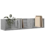 vidaXL Armoire murale sonoma gris 75x18x16 5 cm bois d'ingénierie