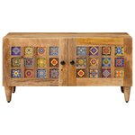 vidaXL Table basse Naturel 80 x 50 x 40 cm Bois de mangue massif