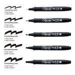 Marqueur 'calligraphy pen' pointe 3 mm coloris noir artline