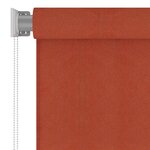 vidaXL Store roulant d'extérieur 220x140 cm Terre cuite PEHD