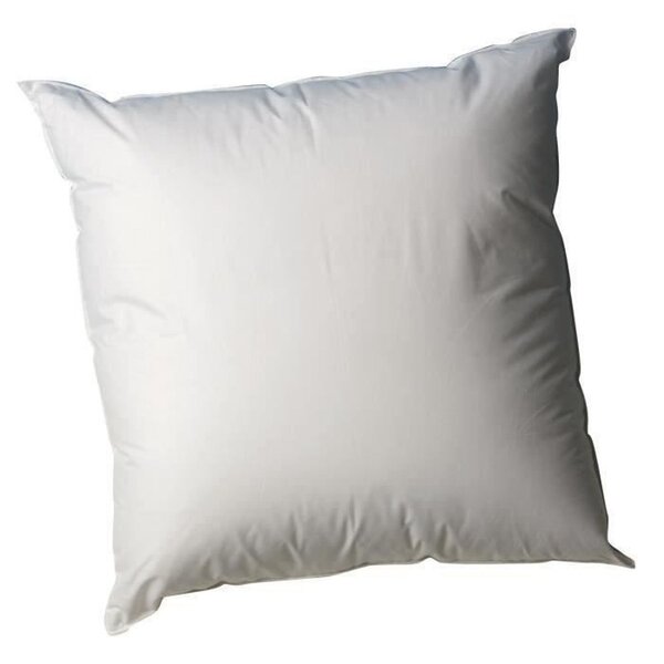 Oreiller en coton blanc 60 x 60 cm