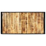 vidaXL Table de salle à manger 180x90x76 cm Bois de manguier brut