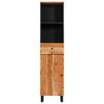 vidaXL Armoire de salle de bain 38x33x160 cm bois massif d'acacia