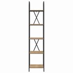 vidaXL Étagère Chêne artisanal 40 x 30 x 183 cm Bois d'ingénierie