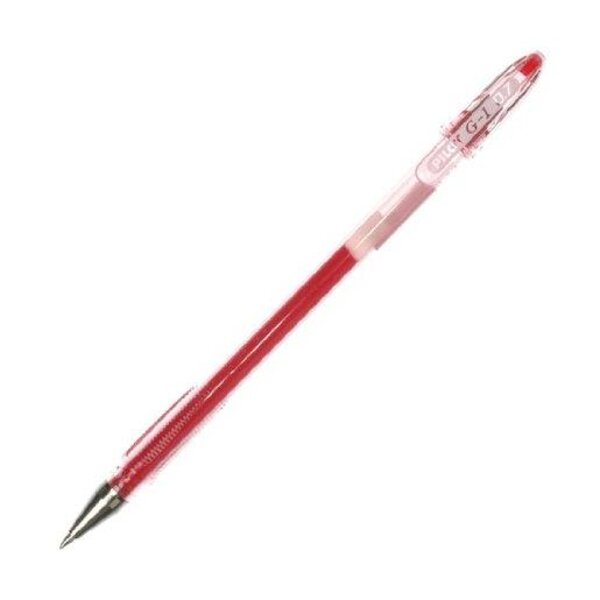 Stylo Bille G1-07 Encre Gel Pointe Moyenne 0 7 (Trait 0 5) Rouge PILOT