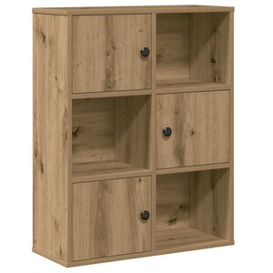 vidaXL Bibliothèque chêne artisanal 60x24x76 5 cm bois d'ingénierie