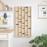 vidaXL Étui d'affichage Marron 50 x 4.5 x 96 cm Bois d'ingénierie