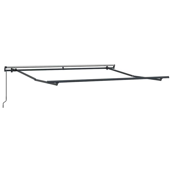 vidaXL Cadre de auvent Anthracite 3 x 2 5 m Métal