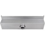 vidaXL Lame d'eau rectangulaire 45 cm Acier inoxydable pour piscine