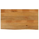 vidaXL Dessus de table à bord vivant 100x60x2 5cm bois massif manguier