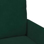 vidaXL Canapés avec coussin 110cm Vert foncé Contreplaqué