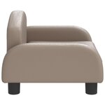 vidaXL Canapé pour enfants cappuccino 50x40x30 cm similicuir