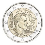 2 euros commémorative Luxembourg 2023 - Grand Duc Henri JO.
