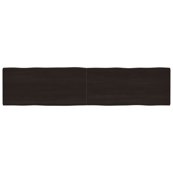 vidaXL Dessus de table bois massif traité bordure assortie