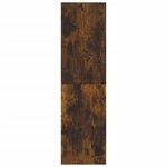 vidaXL Meubles TV muraux 2 Pièces Chêne fumé 30 5x30x110 cm