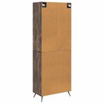 vidaXL Ensemble de Meubles 2 Pièces Chêne fumé Bois d'ingénierie