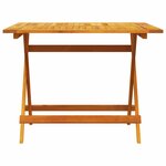 vidaXL Ensemble de salle à manger pour jardin 5 Pièces Marron