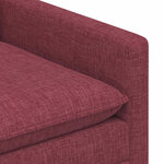 vidaXL Canapé Bordeaux 156 x 81 x 87 5 cm Tissu