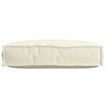 vidaXL Coussin Tissu Oxford Crème 60 x 40 x 8 cm