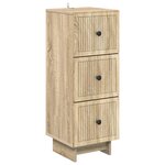 vidaXL Armoire à tiroirs Chêne Sonoma 33 x 34 5 x 90 cm
