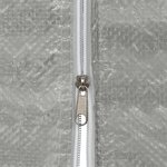 vidaXL Mur de tente de fête 2 pièces 200 x 195 cm Gris clair