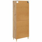 vidaXL Haut Armoire Chêne artisanal 69 5 x 32 5 x 180 cm