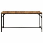 vidaXL Table à manger 160x80x75 cm bois de manguier massif brut