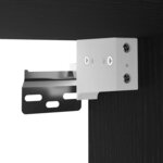 vidaXL Meuble TV 2 Pièces Noir 30.5 x 30 x 102 cm Bois d'ingénierie