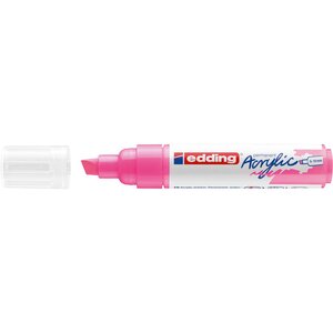 Marqueur acrylique large 5000 rose fluOrescent 5-10 mm EDDING