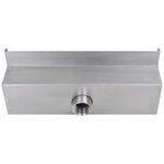 vidaXL Fontaine rectangulaire de piscine avec LED Inox 30 cm