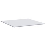 vidaXL Coussins de Matelas Blanc 200 x 200 cm